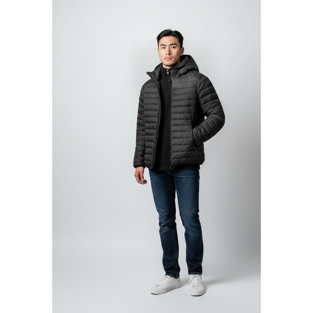 NWOT Amazon Essentials Men's Lightweight Water-Resistant Puffer Jacket XL Flawed